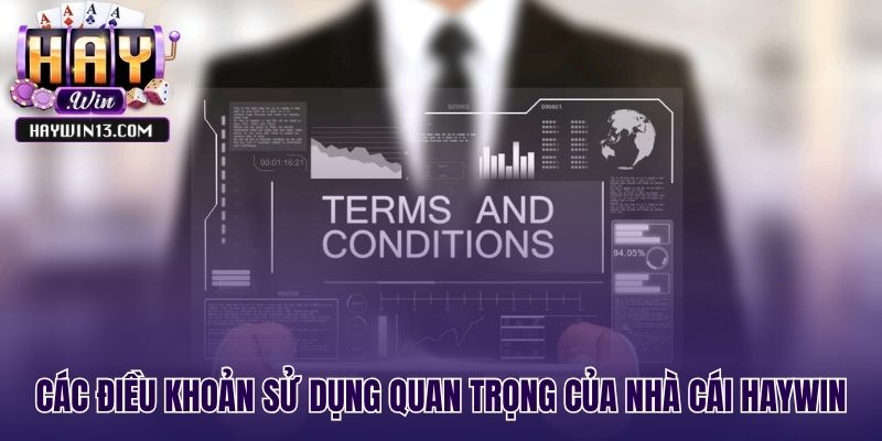 Những quy định chính yếu trong điều khoản sử dụng