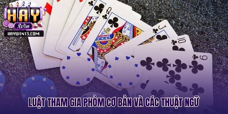 Luật phỏm cơ bản bao gồm thuật ngữ và 4 vòng đấu
